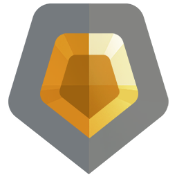 Gold rank emblem